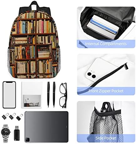 PSVOD uredni ruksak za knjige, ruksak za laptop, muški i ženski ruksak na fakultetu, pogodan za putovanja, rad i školu
