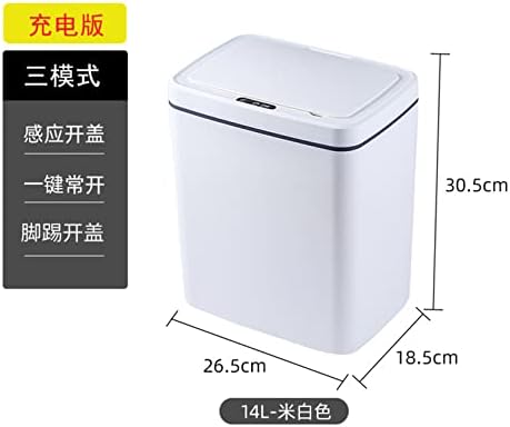 Zamsa Automatski infracrveni infracrveni senzor za prijemna kantu može puniti pametni otpad kantu za kantu za kantu, kupatilo sa poklopcem