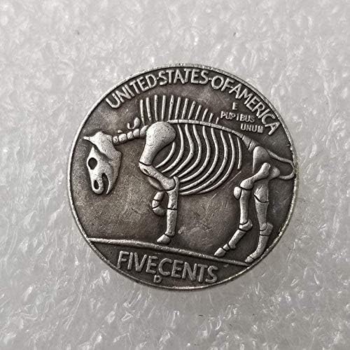 Starinski zanati lutalice srebrni sabirni novac bizona bezbroj srebra srebrni dolar srebrni krug srebrni novčić 572