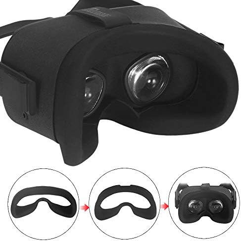 Hijiao glava za glavu Pad i silikonski poklopac za lice za slušalice za oculus Quest, jastuk za jastuk za Oculus Quest Pribor, smanjuje