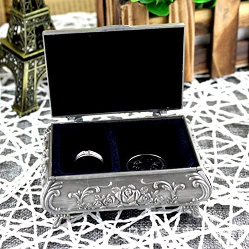 ZERODEKO VINTAGE nakit kutija za nakit sa poklopcem Prijenosni nakit Organizovanje nakita zaslon za nakit za ogrlice narukvica za