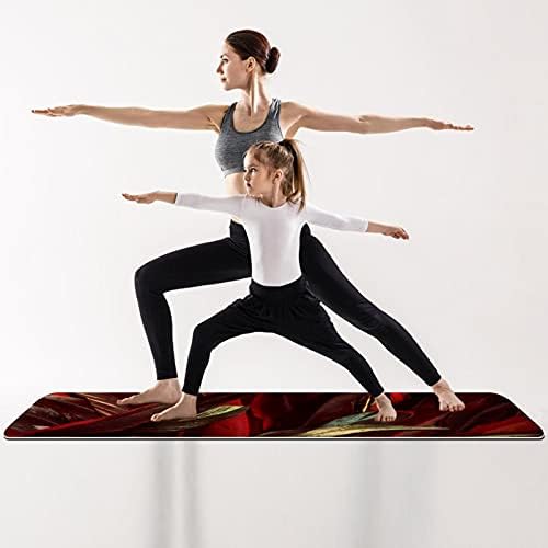 Siebzeh pero uzorak Premium debeli Yoga Mat Eco Friendly Rubber Health & amp; fitnes non Slip Mat za sve vrste vježbe joge i pilatesa