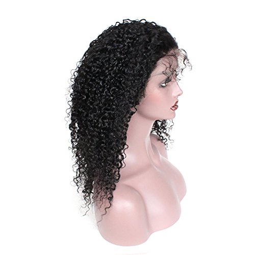 cik-cak kosa Afro kovrčava čipka prednja perika za ljudsku kosu za crne žene 130% gustoća 3B 3C Brazilski Afro Kinky kovrčava perika