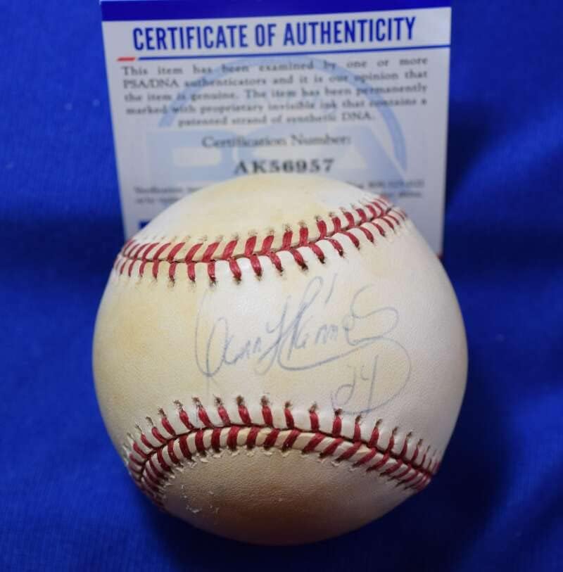 Manny Ramirez PSA DNK Coa Autograph American liga OAL potpisan bejzbol 1