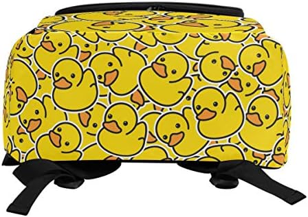 Naanle Slatko smiješno žute patke uzorak casure za dnevne pakete, višenamjenski ruksak velike pješačke vrećice za planinarenje računala