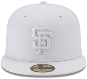 MLB San Francisco Giants White & Grey 59Fifty opremljena kapa