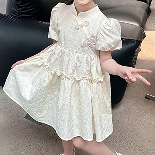 KAGAYD haljina za djevojčice djevojčice ' poboljšana Cheongsam haljina ljeto Kineski Vjetar Hanfu ženska beba ljetna cvjetna princeza haljina