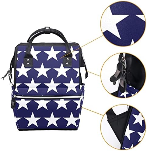 Guerotkr putni ruksak, torba za pelene, ruksake Pelenerine, bešavne zvijezde Plavi uzorak
