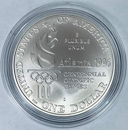 1996 D Paraolimpijski komemorativni BU Silver Dollar - sjajno neobično - američka menta