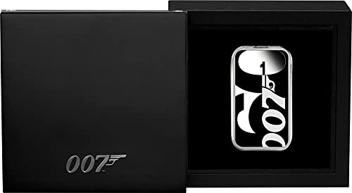 2022 de James Bond 007 Powercoin 60 godina Bond 007 Agent 1 oz Silver Coin 1 $ Tuvalu 2022 Dokaz