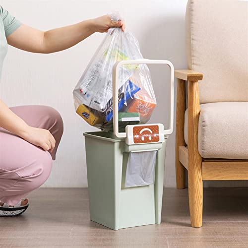 Lody Trash Can, kvadratno sortiranje smeća može kuhinje bez porote kanti za smeće može kućni dnevni boravak Spavaća soba Mali smeće CAN COMPOST bin