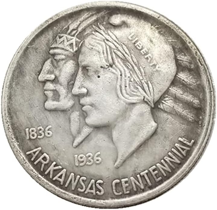 Starinski zanati SAD 1936-D Commemorativni kovanica Silver Dollar Kolekcija 3696