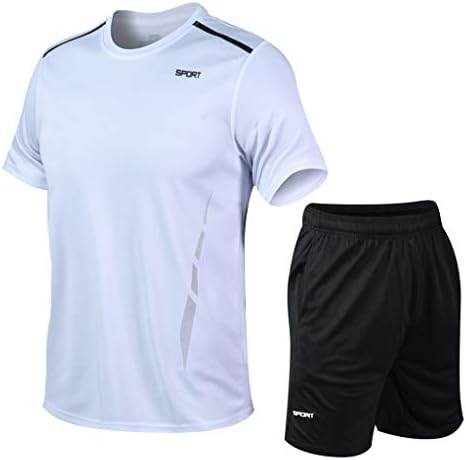 Kratko sportsko odijelo za muškarce kratki set 2 komada odjeće za trenerke Brzo suho znojenje odijeva ljetne odjeće za muškarce