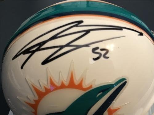 Kenijac Drake Miami Dolphins potpisao Riddell Mini kacige sa autogramom NFL Mini kacige