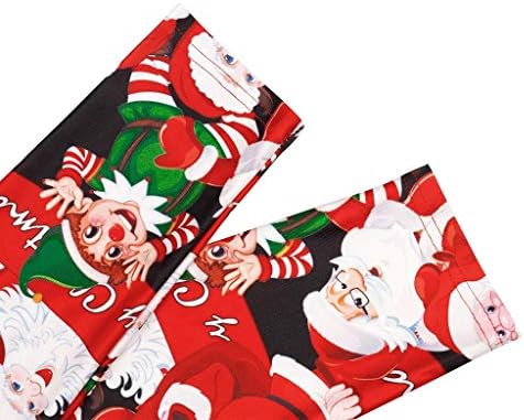 Božićne tajice za žene 2022 Santa Claus tiskani temmske temmy Control Yoga Butt Lift Hlače elastične trčanje čvrsto