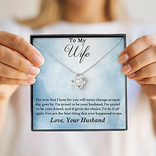 Do moje supruge Ogrlice - Pokloni za ženu, rođendanski poklon za ženu, muž i suprugu ogrlicu, poklon moje supruge ogrlice ogrlice