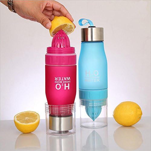 Topind limunska boca za vodu u teretani voćni infusir Squeezer infusing Health Cup 650ml H2O vanjski sportski boca za vodu limunovim