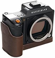 Ručno rađena torbica za pola kamere od prave kože od prave kože za Hasselblad X2D 100c boju kafe