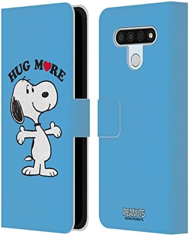 Glava Case Designs zvanično licencirani Peanuts više Snoopy zagrljaj kožna knjiga novčanik poklopac kompatibilan sa LG Stylo 6