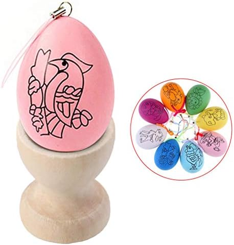 VALICLUD Kuhinjski alati 12kom jaja organska drvena čaša za jaja držači Postolja za jaja držeći šolje stolni frižider posuda za jaja
