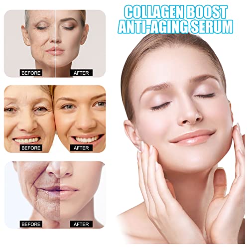 Youngerme Collagen Boost Anti-Aging Serum, Younger me Collagen Boost Serum, Collagen Boost Anti Aging Serum 90% Collagen Booster Erase