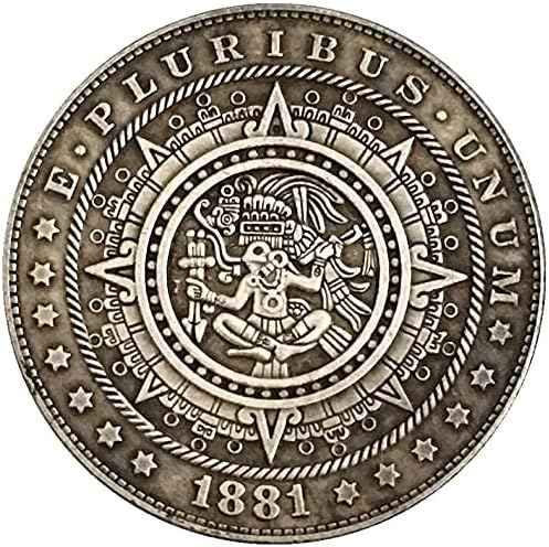 1981 Antikni novčić Američki orao srebrne prigodne kovanice replika stari novčić Nepričuli Hobo Nickel American Morgan Coin Dekorativni zanati
