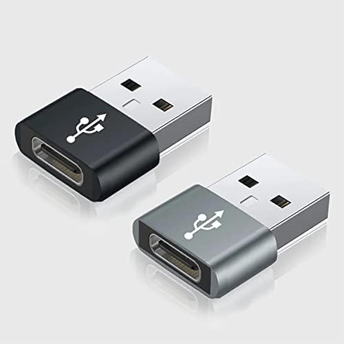 USB-C ženka za USB mužjak Brzi adapter kompatibilan sa vašim ZTE Blade X za punjač, ​​sinhronizaciju, OTG uređaje poput tastature,