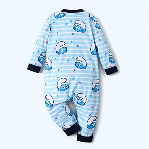 Adoracute by Patpat Smurfs Smurfy Baby Boy Girl Romper Unisex Zip Gop Up Potop Besphone Besphound Toddler CoverAll