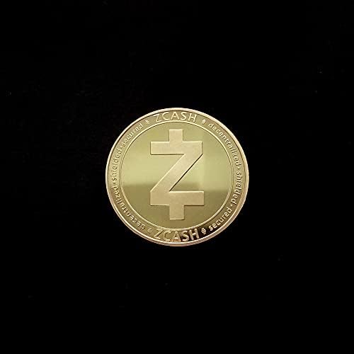 1pcs Big Z Coin Gold Z Zero Coin Fizikalni novčići virtualni kovani CryptoCurrency 2021 Coin sabirni kovanica sa zaštitnim poklopcem