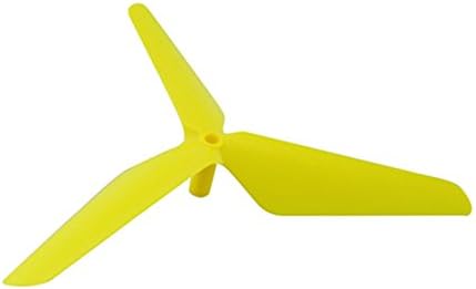 Nadograđeni rezervni dijelovi Glavni propeleri s nožnim propelerima Three X5C X5SW X5HW X55 RC mini Quadcopter igračka bijela-žuta