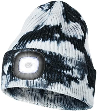 Melasa Unisex Beanie Hat sa laganim, punjivim rukama Besplatno LED lagana svjetlosna svjetla svijetla CAP, muškarci Pokloni za tatu