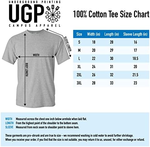 UGP Campus Apparel Retro Repeat - sportski tim grad ponos Tailgating T Shirt