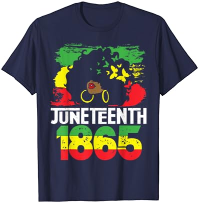 Juneteenth Je Moj Dan Nezavisnosti Crne Žene Crna Ponos T-Shirt