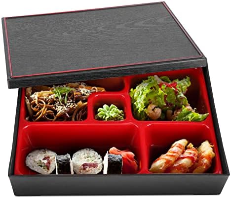 TOPINCN 5 pretinac za ručak, prenosiva Plastična Bento kutija za ručak u mikrotalasnoj pećnici sa poklopcima višenamenska posuda za