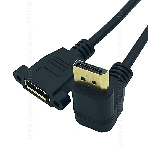DP DisplayPort produžni kabel za montiranje - Displayport desni ugao za DisplayPort - 90 stepeni muški za žene