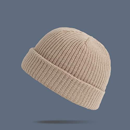 Manhong Solid Fashion FAPS CAPS ZIMRSKI topli pleteni šešir Unisex Modni ležerni debeli šešir Beanie Hats Caps Headwear
