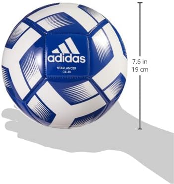 Adidas Starlancer v Club Soccer Ball Mouly Royal Blue / White 3