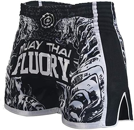 Fluoory Muay Thai borbe, MMA kratke hlače za obuku za obuku kaveza koji se bore protiv hvataljke borilačke vještine Kickboxing kratke