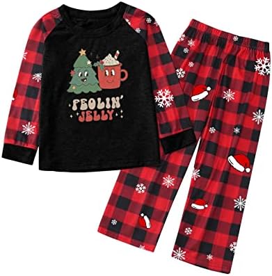 Porodica koja odgovara božićnim pidžamama, božićna obuća za porodicu koja odgovara porodičnoj obućnju pidžama za porodičnu Xmas pjs