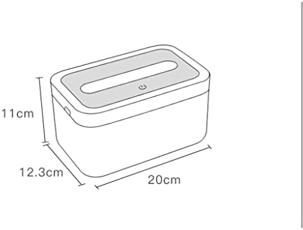 Lukeo Creative kutija za tkivo salveta sa noćnim laganim kućnim kućnim kutijama za odlaganje kutije za pohranu stola tkiva