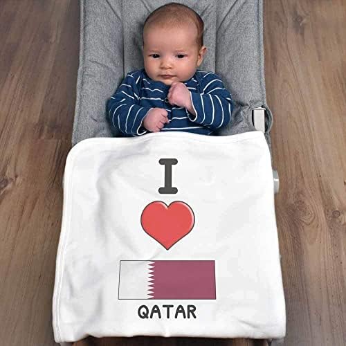 Azeeda 'Volim Qatar' Pamučni debeki pokrivač / šal