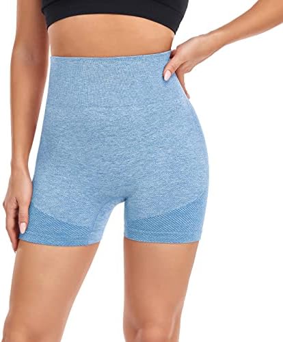 Sicoozoe ženska kratke hlače za podizanje 3 komada visokog struka Tržeća kontrola Yoga kratke hlače Bespremljene ruševe plijenske