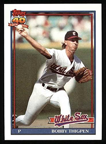 1991. TOPPS 420 Bobby Thigpen Chicago White Sox NM / MT White Sox
