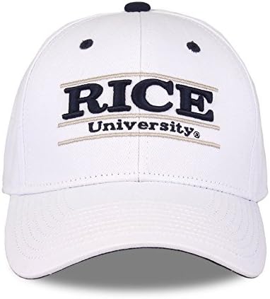 NCAA riža sove Unisex NCAA igra bar dizajn šešir, Bijela, Podesiva