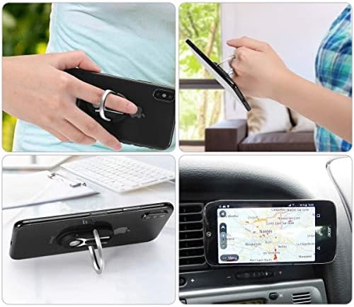 Boxwave Auto nosač za Umidigi Power 5 - Mobile Handgrip Auto nosač, prst mobilni nosač automobila za Umidigi Snaga 5 - Metalno srebro