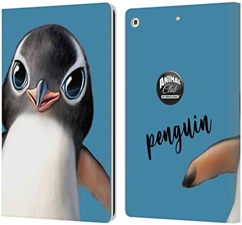 Dizajni za glavu Službeno licencirani životinjski klub International Penguin lica Kožne knjige Novčanik Kućište Kompatibilno sa Apple
