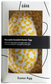 Gava punjeno limeno uskoljenjak sa Scandi dizajnom | Prazno jaje za uskršnu lov na jaje | Uskršnji ukras | Idealan proljetni poklon | Održiva i za višekratna | 15cm | Leo