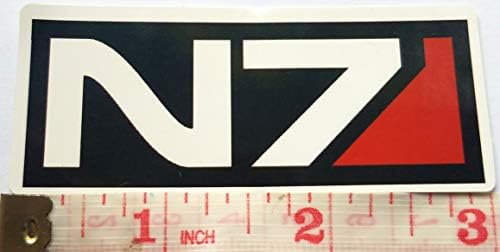 Mass Effect Systems Alliance N7 logo Vinil naljepnica