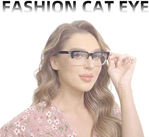 3 pakovanje prevelikih naočara za čitanje za žene plavo svjetlo koje blokira elegantne čitače računara Cat Eye naočare za dame sa