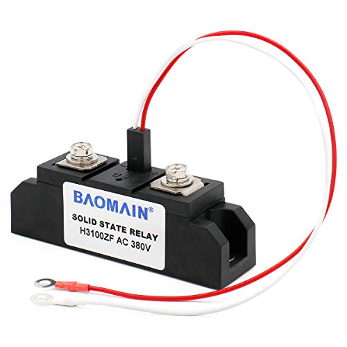 Baomain industrijski razred čvrsti državni relej H3100ZF 3-32VDC 380VAC 100A DC na AC sa LED indikatorom